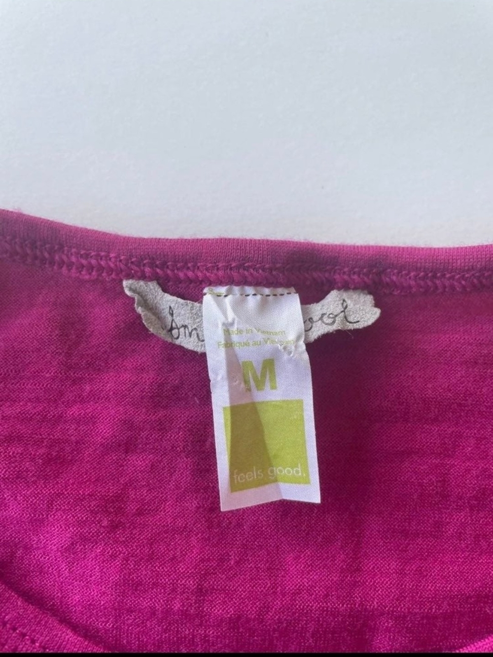 Smartwool Women's Short Sleeve Crew - Fuchsia - Picture 5 of 9